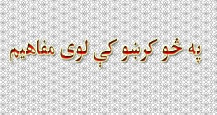 په څو کرښو کې لوی مفاهیم